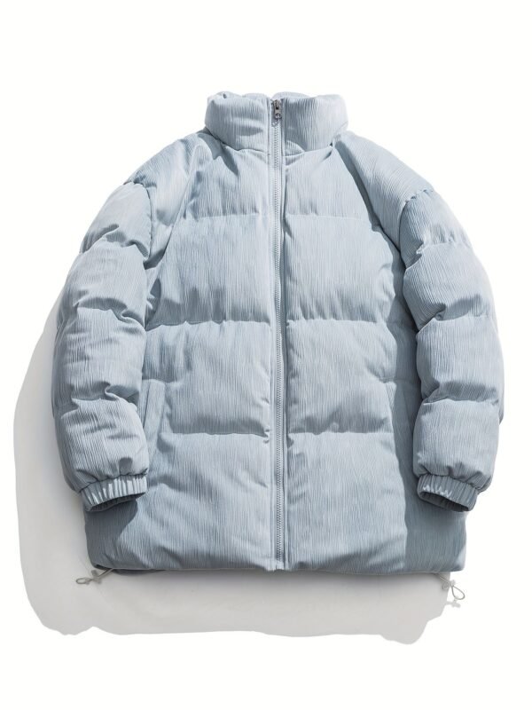 Women's Casual Versatile Warm Stand Collar Puffer Jacket, Winter Sports Outdoor Coat, Women's Clothing