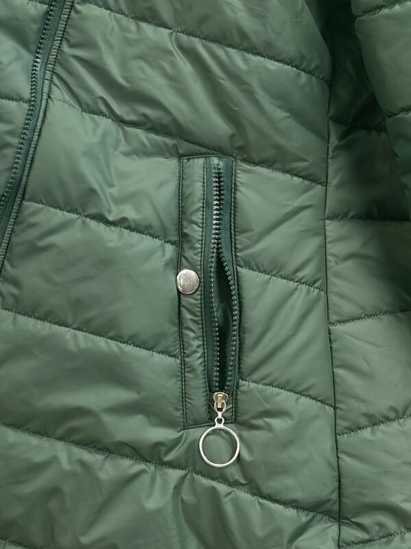 Solid Color Zipper Hooded Coat, Versatile Long Sleeve Pockets Warm Outwear For Fall & Winter, Women's Clothing