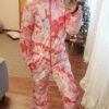 Women's Sport Waterproof Snow Jumpsuit, Winter Outdoor Sports Warm Ski Hooded Suit, Women's Activewear
