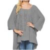 51K1fAPGRuL.jpg Fall Sweater Women's Knitwear Crewneck Long Sleevel Shawl Cape Sweater 2023 Fashion Pullover Sweater