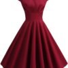 51Tm9HpmvkL._AC_SL1500.jpg Women's Dress The Population Sexy Solid Color V-Neck Short Sleeve Dress Evening Prom Cocktail Dresses, S-2XL