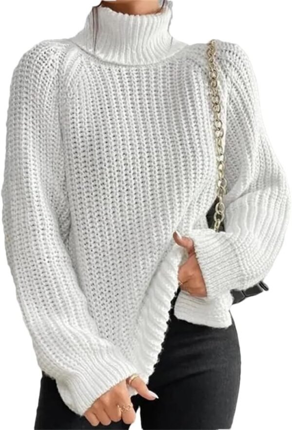 Turtleneck Fashion Women Sweater Knitted Slim Top Fashion Leisure Sweaters Ladies Pullovers Knitwear