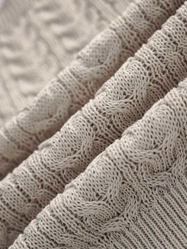 Twist V Neck Crop Sweater Vest, Casual Cap Sleeve Solid Color Sweater For Spring & Summer, Women's Clothing