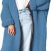 Fashion Women Sweaters Autumn Winter Solid Knitted Cardigan Medium Long Sweater Coat Women Knitwears