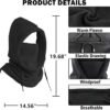 71dDUjmCEiL._AC_SL1500.jpg Balaclava Windproof Winter Face Mask Warm Fleece Ski Mask for Men and Women Cold Weather Motorcycle Bike Cycling Neck Warmer