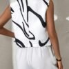Colorblock Open Front Vest Jacket, Elegant Sleeveless Jacket For Spring & Summer, Women's Clothing