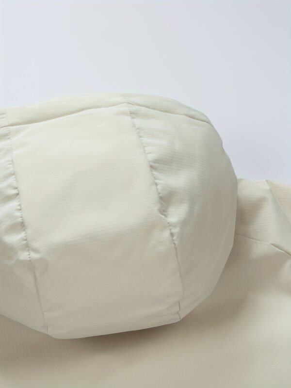 Fashion Zip Up Outdoor Padded Jacket, Warm Windproof Waterproof Hooded Jacket