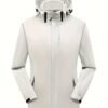 Women's 3-in-1 Outdoor Jacket - Waterproof, Windproof Hard Shell & Fleece Thermal Inner Jacket For Ultimate Warmth & Protection