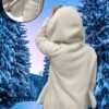 Windproof Sherpa Lined Outerwear for Women Winter, Fashion Fleece Hooded Overcoat with Pockets, Warm and Thicken Parka Jacket