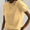 Valentine's Day Crew Neck Sweater, Casual Short Sleeve Sweater For Spring & Summer, Women's Clothing