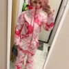 Women's Sport Waterproof Snow Jumpsuit, Winter Outdoor Sports Warm Ski Hooded Suit, Women's Activewear