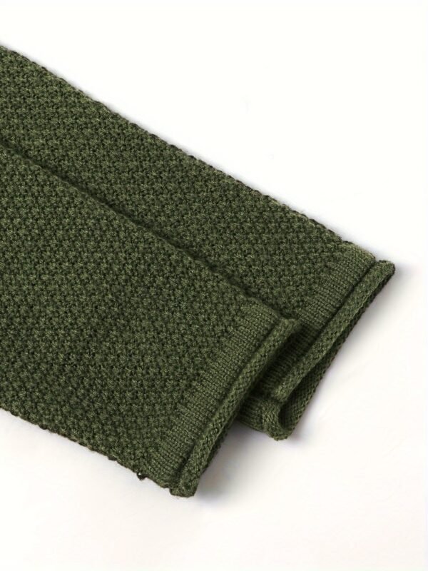 Solid Color Turtle Neck Sweater, Casual Long Sleeve Asymmetric Hem Long Length Sweater For Fall & Winter, Women's Clothing